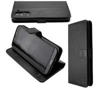 caseroxx Bookstyle-Case for Doro 8050/8050 Plus, black | Flip-open book case with inner compartments and all-around protection for everyday use, made of faux leather