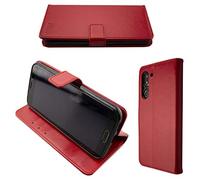 caseroxx Bookstyle-Case for Doro 8080/8062, red | Flip-open book case with inner compartments and all-around protection for everyday use, made of faux leather