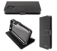 caseroxx Bookstyle-Case for Doro 8100/8110 / 8200/8210 / 8220, black | Flip-open book case with inner compartments and all-around protection for everyday use, made of faux leather