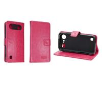caseroxx Bookstyle-Case for Doro Aurora A10/A11, Cover, faux leather, pink, Card Slots & Magnetic Closure