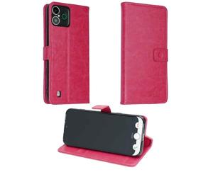 caseroxx Bookstyle-Case for Doro Aurora A30/A31, Cover, faux leather, pink, Card Slots & Magnetic Closure