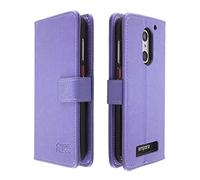 caseroxx Bookstyle-Case for Emporia Smart 4, purple | Flip-open book case with inner compartments and all-around protection for everyday use, made of faux leather