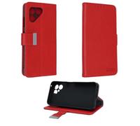 caseroxx Bookstyle-Case for Fairphone Gen 6 / Gen 6+, red | Flip-open book case with inner compartments and all-around protection for everyday use, made of faux leather