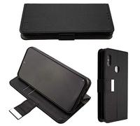 caseroxx Bookstyle-Case for Gigaset GS290, black | Flip-open book case with inner compartments and all-around protection for everyday use, made of faux leather