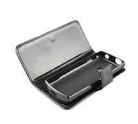 caseroxx Bookstyle-Case for Nokia 105/110 4G 2021, black | Flip-open book case with inner compartments and all-around protection for everyday use, made of faux leather