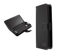 caseroxx Bookstyle-Case for Nokia 6300 4G, Cover, faux leather, black, Card Slots & Magnetic Closure
