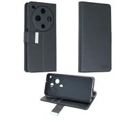 caseroxx Bookstyle-Case for Nubia Focus 2 5G, Cover, faux leather, black, Card Slots & Magnetic Closure
