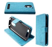 caseroxx Bookstyle-Case for PEAQ PSP 400 light blue