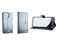 caseroxx Bookstyle-Case for SPC Zeus 4G / Zeus 4G Pro, Cover, faux leather, blue, Card Slots & Magnetic Closure