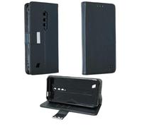 caseroxx Bookstyle-Case for Ulefone Armor X12 / X12 Pro, black | Flip-open book case with inner compartments and all-around protection for everyday use, made of faux leather