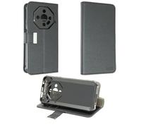 caseroxx Bookstyle-Case for Ulefone Armor X16 Pro, black | Flip-open book case with inner compartments and all-around protection for everyday use, made of faux leather
