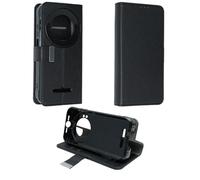 caseroxx Bookstyle-Case for Ulefone RugKing, Cover, faux leather, black, Card Slots & Magnetic Closure