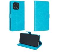 caseroxx Bookstyle-Case for Volla Phone Plinius, Cover, faux leather, light blue, Card Slots & Magnetic Closure