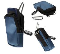 caseroxx Canvas Case Suitable for Freestyle Libre 1/2 / Insulinx / 14 Day, Pouch (Canvas Case Colored in Blue)
