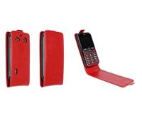 caseroxx Flip Cover for Doro Leva L10 / L11 / E10 / X10, red