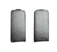 caseroxx Flip Cover for Nokia 105 2G (2023) / 106 2G (2023), black | Flip-open protective case with all-around protection and secure closure, made of faux leather