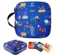 caseroxx Galakto Audio Token Storage Bag with Zip & 8 Mesh Pockets for Galakto Player Audio Tokens - Organiser for up to 16 EVA Audio Tokens