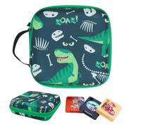 caseroxx Galakto Audio Token Storage Bag with Zip & 8 Mesh Pockets for Galakto Player Audio Tokens - Organiser for up to 16 EVA Audio Tokens