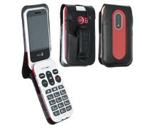 caseroxx Leather Case for Doro Leva L20 / L21 / E20 / E22