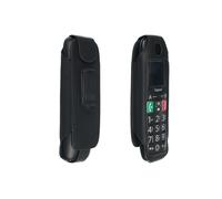caseroxx Leather-Case with belt clip compatible with Gigaset E290 made from genu