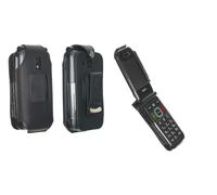 caseroxx Leather-Case with belt clip compatible with Gigaset GL7 made from genui