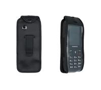 caseroxx Leather-Case with belt clip compatible with Hammer H Basalt - Rock (LTE) made from faux leather, Pouch with belt clip and viewing window in black