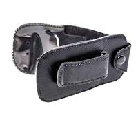 caseroxx Leather-Case with belt clip compatible with Samsung GT E1270 made from genuine leather, Pouch with belt clip and viewing window in black
