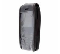 caseroxx Leather-Case with belt clip for Nokia 105 (2017) in black made of genui