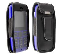 caseroxx Leather-Case with belt clip for Nokia 105 (2019) 4th Edition in black m
