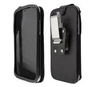 caseroxx Noble-Line Leather Case for Apple iPhone 11 in black made of genuine le
