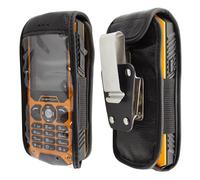 caseroxx Noble-Line Leather Case for Icefox Phone in black made of genuine leath
