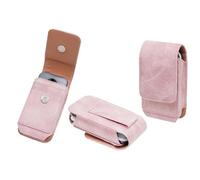 caseroxx Outdoor Case for Doro Leva E20 - E22 - E30 - L20 - L30, rose | Rugged outdoor protective pouch for demanding use on the go, made of genuine leather