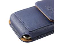 caseroxx Outdoor Case for Emporia SMART.2 in blue made of genuine leather