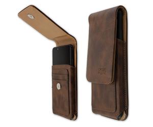caseroxx Outdoor Case for Fairphone 3 in brown made of genuine leather