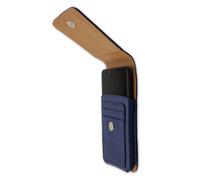 caseroxx Outdoor Case for LG G7 ThinQ in blue made of genuine leather