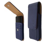 caseroxx Outdoor Case for Xiaomi Mi 9 Lite in blue made of genuine leather