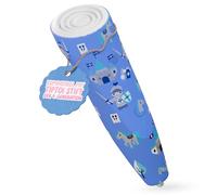 caseroxx Protective Case for Ravensburger TipToi the Pen 110 Inch Gen 4, Cover (Silicone Case for Ravensburger TipToi) in Blue Knight Pattern