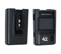 caseroxx Protective Polycarbonate Holster for Motorola Advisor TPG2200 Tetra-Pager Tetra Pager with Replaceable Belt Clip and Velcro Front
