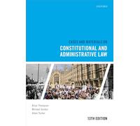 Cases and Materials on Constitutional and Administrative Law – Oxford University Press