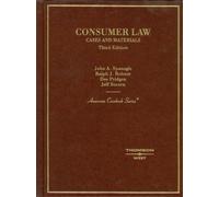 Cases and Materials on Consumer Law (American Casebook Series)