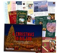 Cases & Clues Murder Mystery Game - A Christmas To Die For - Crime Solving Game for Individuals and Groups