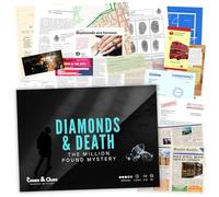 Cases & Clues Murder Mystery Game - Diamonds And Death - Crime Solving Game for Individuals and Groups