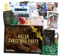 Cases & Clues Murder Mystery Game - Killer Christmas Party - Crime Solving Game for Individuals and Groups