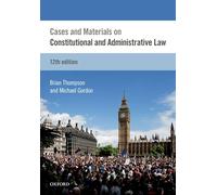 Cases & Materials on Constitutional & Administrative Law