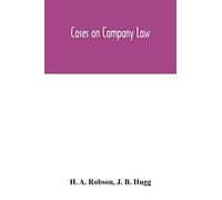Cases on Company Law