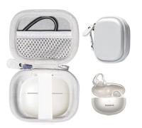 CaseSack Case for Baseus Bowie MC1/ MC1 Pro Open Ear Clip-On Earbuds (White)