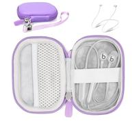 CaseSack case for Beats Flex Wireless Earbuds. Also for Powerbeats High-Performance Wireless Earbuds. (Light Purple)