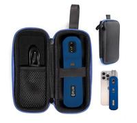 CaseSack Case for FLIR ONE Edge PRO Wireless 160 × 120 IR Camera, FLIR ONE Edge Wireless 80 × 60 IR Camera, fits The Camera in Silicone Bumper (Black with Blue Zip), 63032539