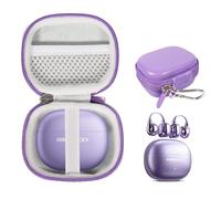 CaseSack Case for King Lucky i121 Clip on Earbuds Open Ear Wireless Bluetooth 5.4 Headphones (Purple)