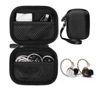 CaseSack case for KZ ZS10 Pro, Linsoul 4BA+1DD 5 Driver in Ear Monitor, HiFi Metal Earphones (Black) (Black)